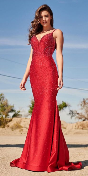 12 Red Prom Dresses For The Wow Look : Red Mermaid Dress I Take You ...