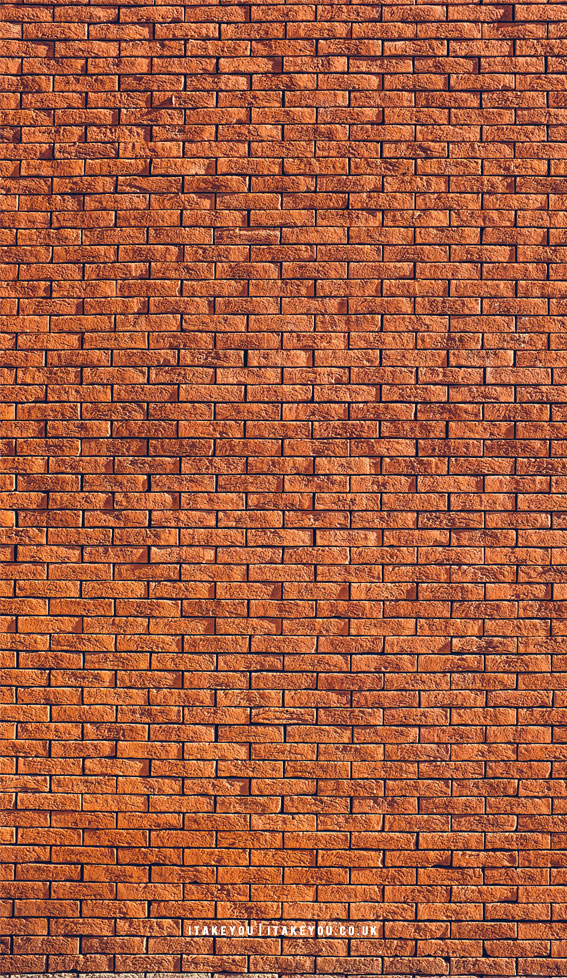 10 Aesthetic Brown Wallpapers : Brown Brick Wallpaper