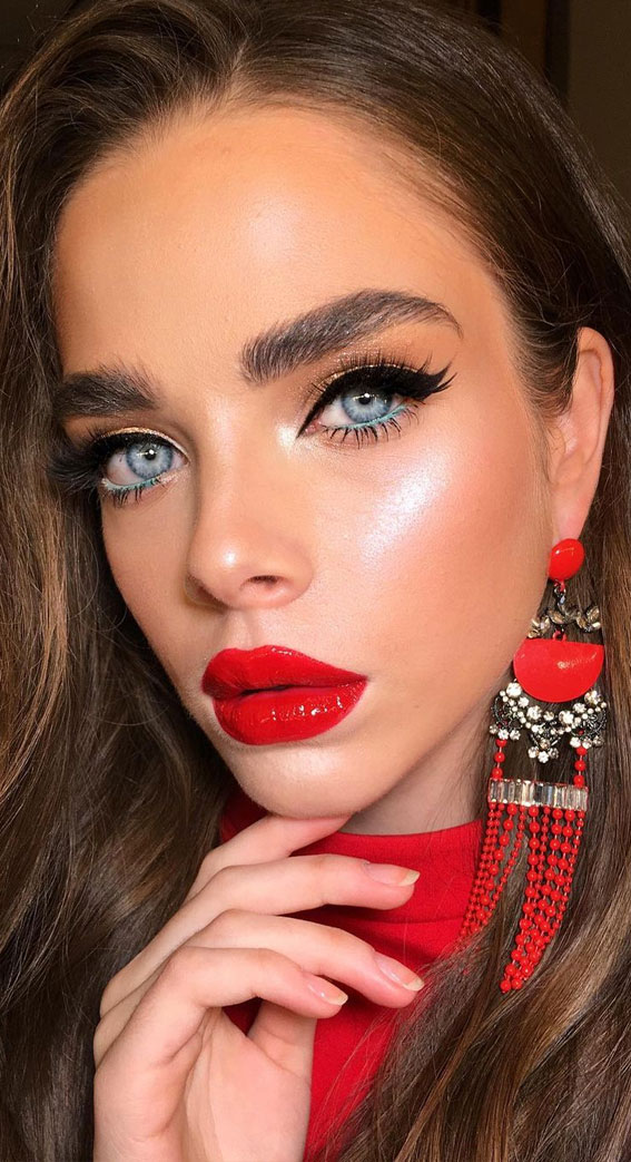 classic chanel red lipstick