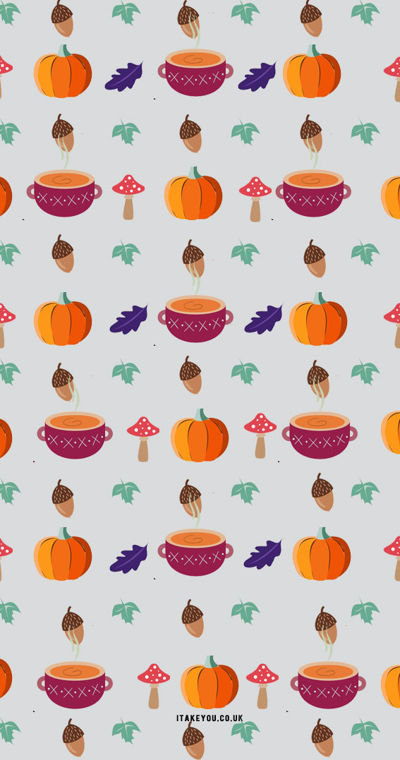 11 Cute Autumn Wallpaper Aesthetic For Phone : Pumpkin, Soup Fall Wallpaper
