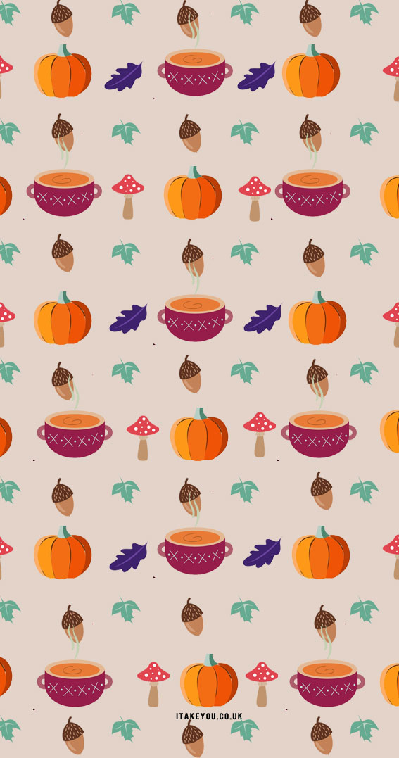 11 Cute Autumn Wallpaper Aesthetic For Phone : Acorn, Soup Fall Wallpaper I  Take You | Wedding Readings | Wedding Ideas | Wedding Dresses | Wedding  Theme