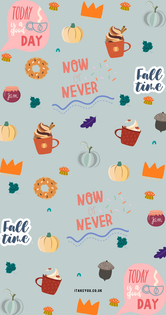11 Cute Autumn Wallpaper Aesthetic For Phone :  Hot Drink Fall Wallpaper