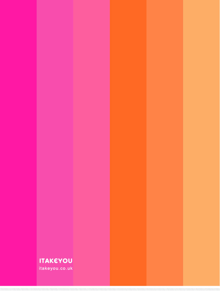 pink and orange colour scheme, pink and orange colour combo, pink and orange colour combination
