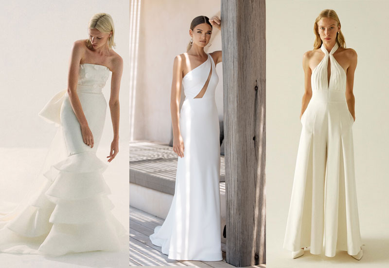 15 Modern Wedding Dresses 2021 for Minimalist Brides