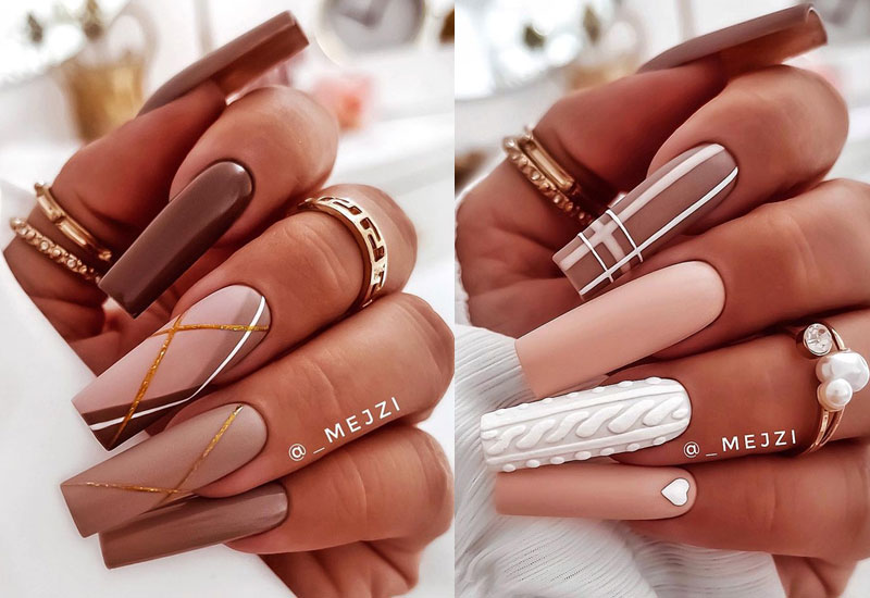 1. 20+ Best Fall Nail Designs for 2021 - Fall Nail Art Ideas - wide 9