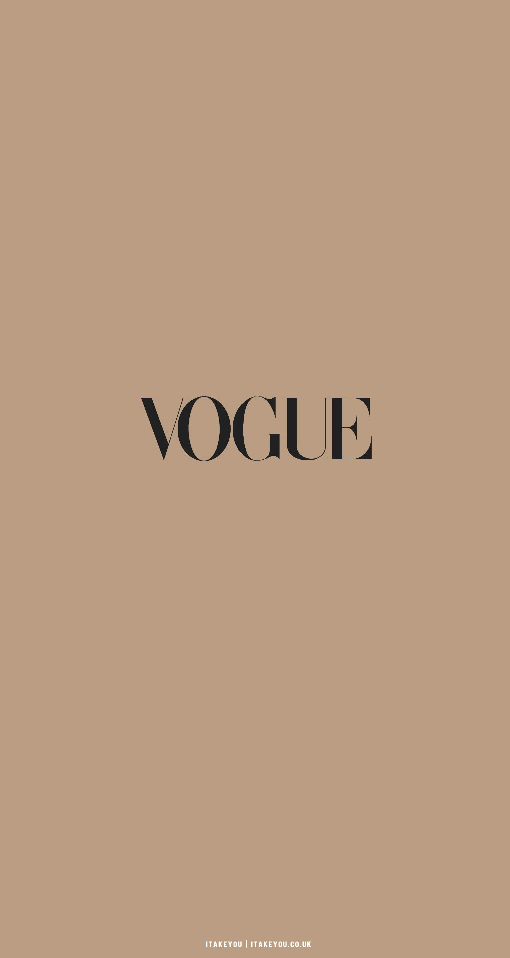 30 Cute Brown Aesthetic Wallpapers for Phone : Vogue Simple Beige Brown