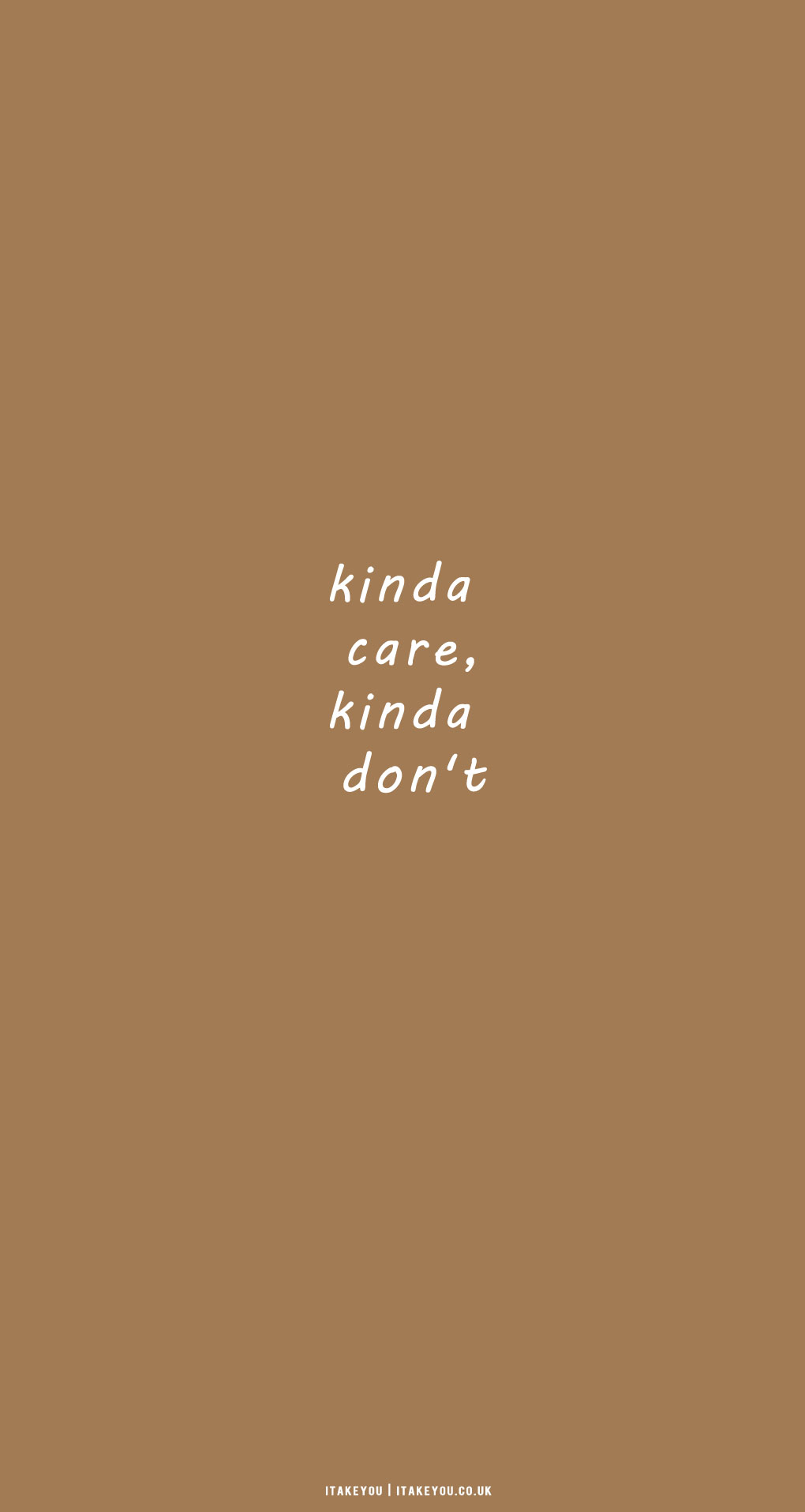 30 Cute Brown Aesthetic Wallpapers for Phone : Kinda Care, Kinda Don’t