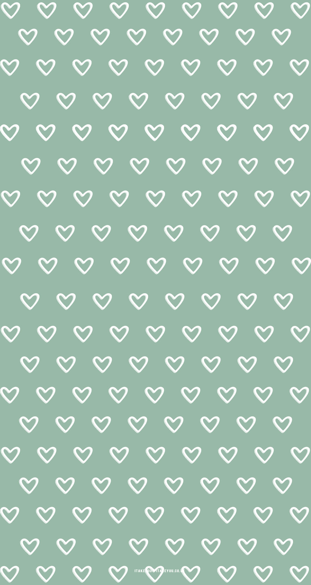 15 Sage Green Minimalist Wallpapers for Phone : Lots of Heart Wallpaper I  Take You | Wedding Readings | Wedding Ideas | Wedding Dresses | Wedding  Theme