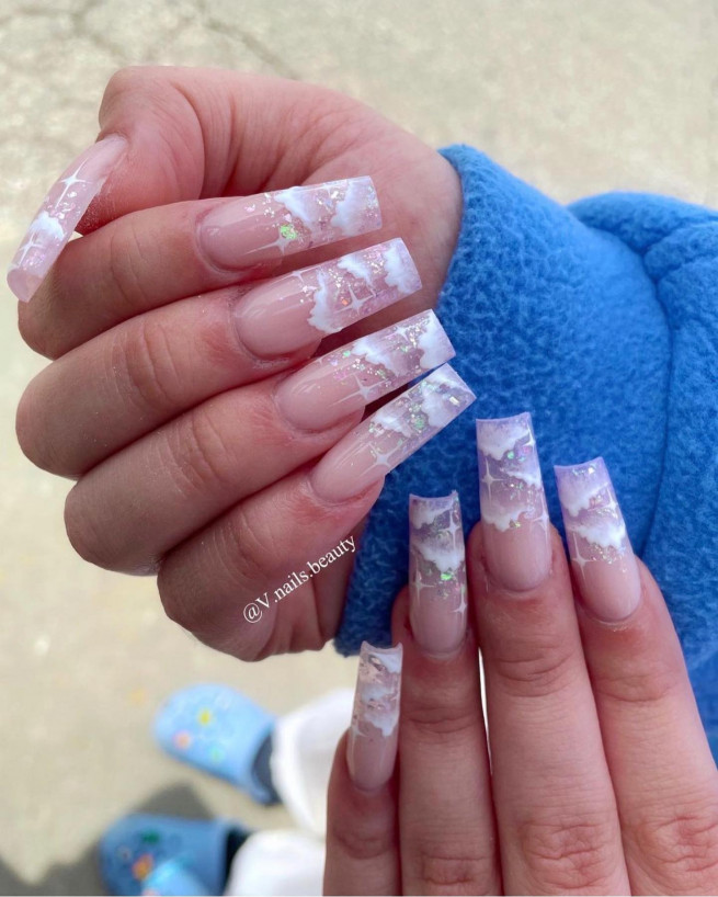 57 Pretty Nail Ideas The Nail Art Everyone's Loving – Cloud Mani