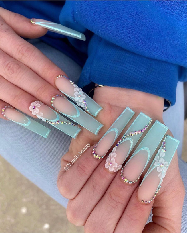 25 Acrylic Nail Designs 2023: The Coolest Nail Ideas to Try | Nail designs, Acrylic  nails, Cool nail designs