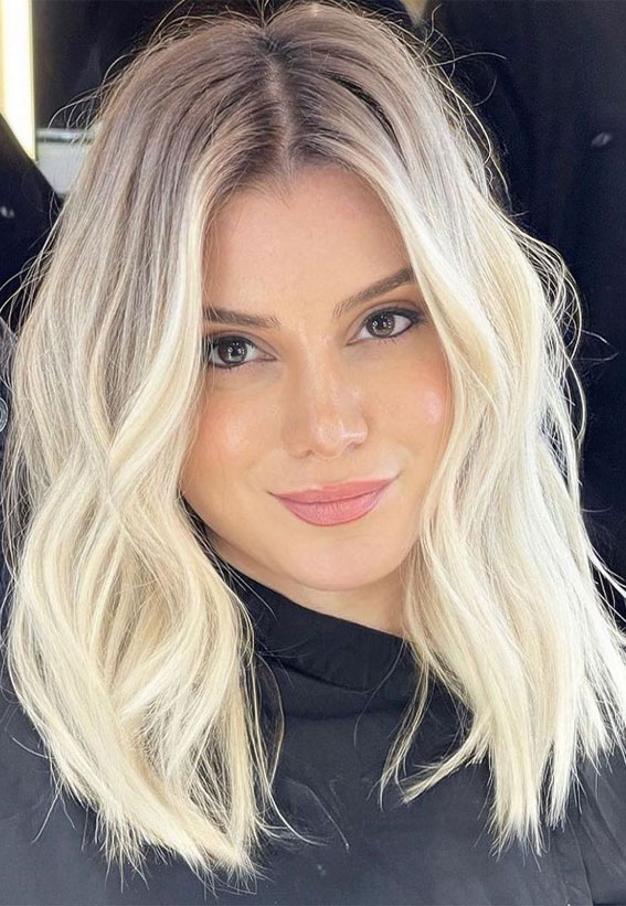 37 Best Blonde For Medium Length Haircuts : Babylight Natural Vibes
