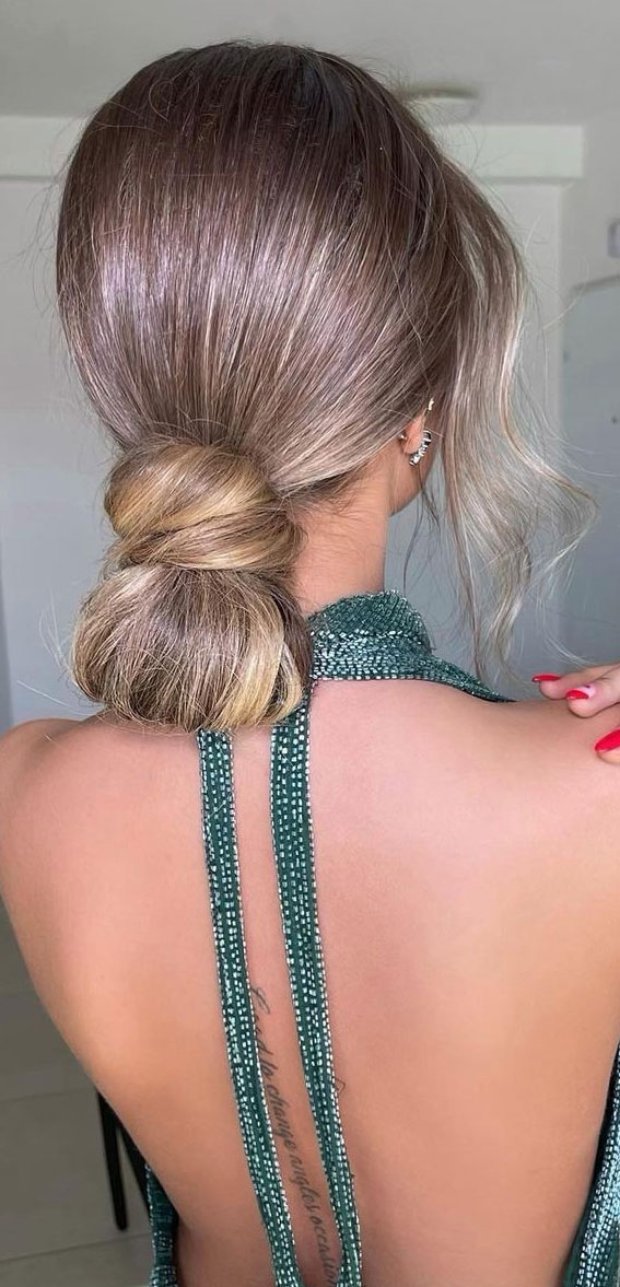 35 Best Prom Hairstyles for 2022 : Simple & Trendy Wrapped Bun