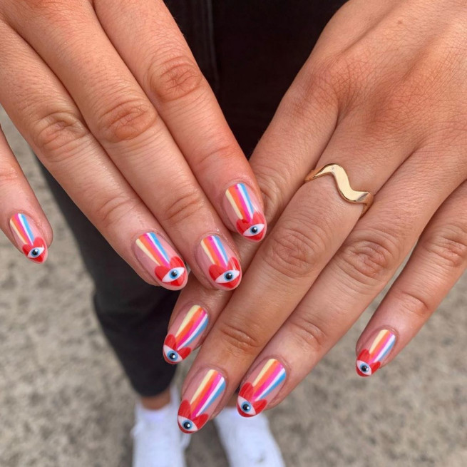 30+ Best Pride Nail Ideas That’ll Brighten Your Outfits : Cute Pride Nails