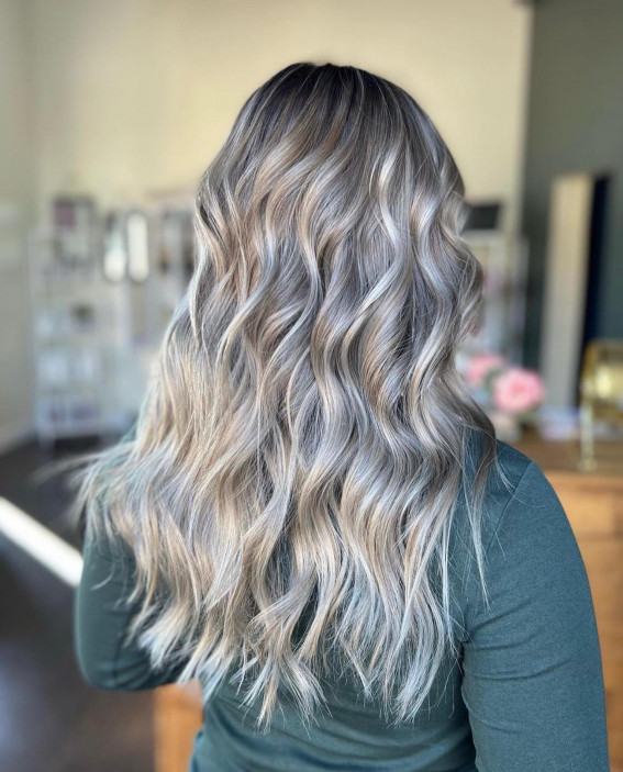 32 Trendy Ash Blonde Colour Ideas : Cool and Glossy Ashy