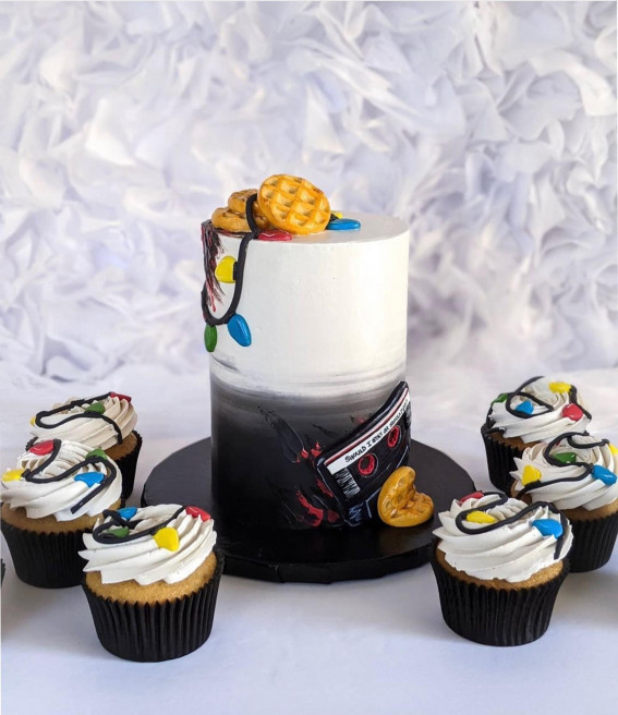 30 Stranger Things Birthday Cake Ideas : Cup Cakes