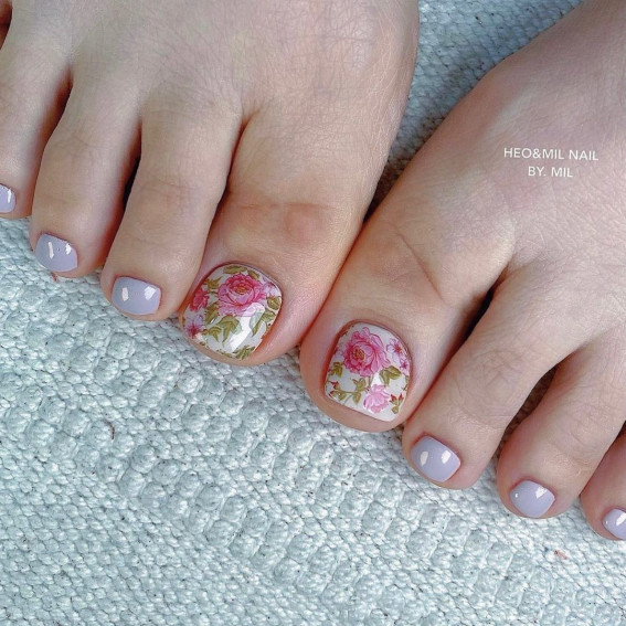 37 Crazy Cute Pedicure Designs : Multi Coloured Toe Nails I Take You ...