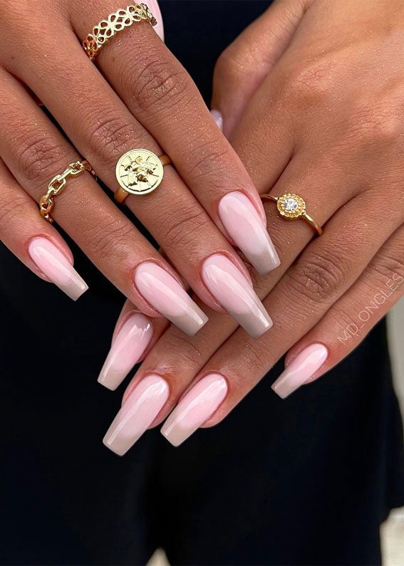 40 Stylish French Tip Nails for Any Nail Shape : Neutral French Tip Nails