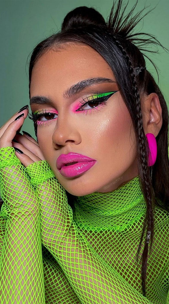 50 Gorgeous Makeup Trends to Try in 2022 : Watermelon Colors