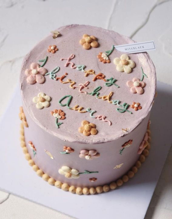 Almond Cake with Buttercream Roses - ZoëBakes
