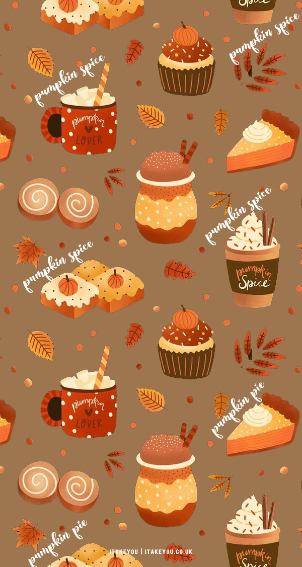 12 Cute Autumn Wallpaper Ideas : Pumpkin Spice