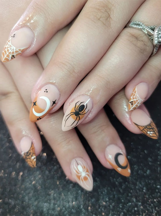 40 Cute Halloween Nail Designs : Mix and Match Halloween Nails