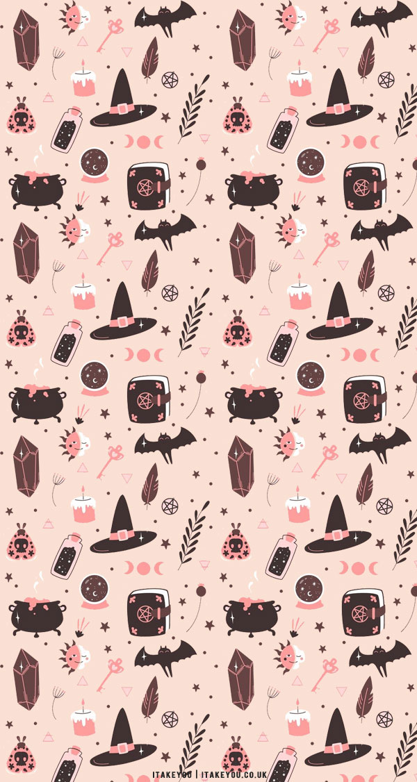 10 Cute Halloween Wallpaper Ideas for Phone & iPhone : Light Pink Halloween  Background I Take You | Wedding Readings | Wedding Ideas | Wedding Dresses  | Wedding Theme