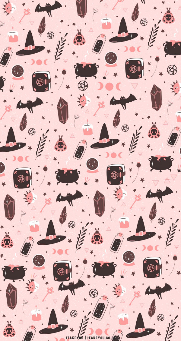10 Cute Halloween Wallpaper Ideas for Phone & iPhone : Spooky Pink Wallpaper  I Take You | Wedding Readings | Wedding Ideas | Wedding Dresses | Wedding  Theme