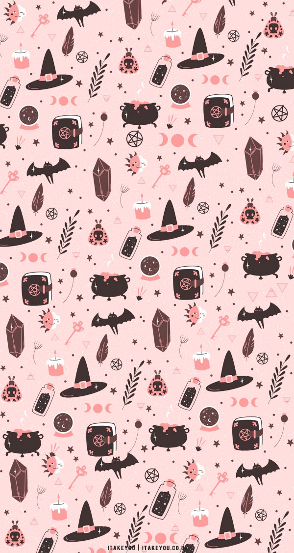 27 Cute Halloween Wallpaper Ideas  Cute Floating Ghost Pink Wallpaper   Idea Wallpapers  iPhone WallpapersColor Schemes