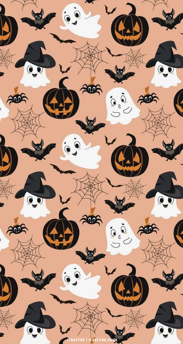 10 Cute Halloween Wallpaper Ideas for Phone & iPhone : Cute Ghost Wallpaper  I Take You | Wedding Readings | Wedding Ideas | Wedding Dresses | Wedding  Theme