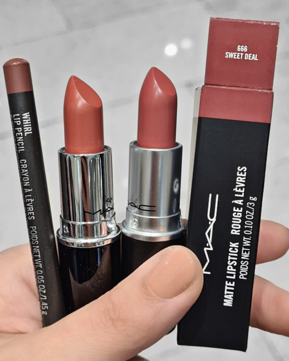 45 Mac Lipstick Shades You Should Own : Mac Can You Tell vs Sweet Deal