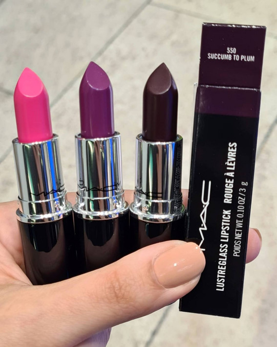 45 Mac Lipstick Shades You Should Own : Pout of Control, Good For My Ego, Succumb To Plum
