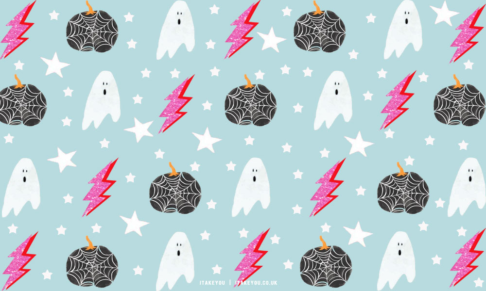 Pink Halloween Fabric Wallpaper and Home Decor  Spoonflower