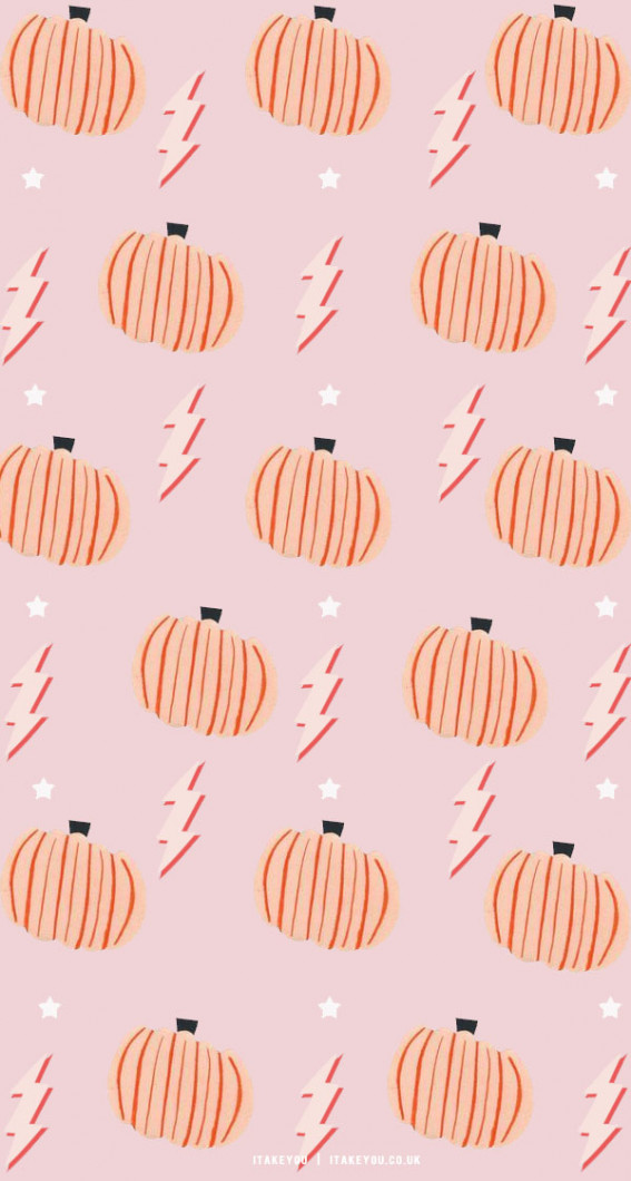 Pink Halloween Pumpkin Seamless Pattern Isolated on White Cartoon Flat  Style Cute Autumn Wallpaper Fashion Design T Stock Vector  Illustration  of baby icon 160524736