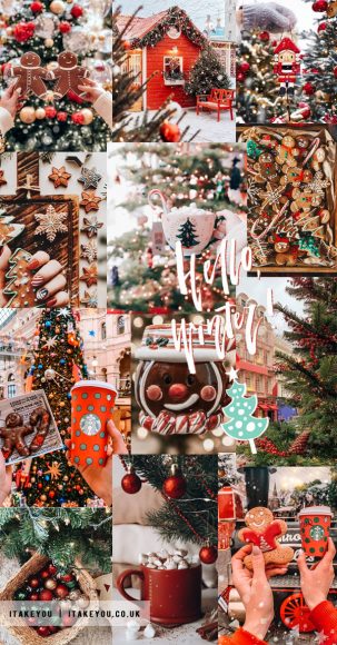 23 Christmas Collage Wallpaper Ideas : Hello Winter I Take You ...