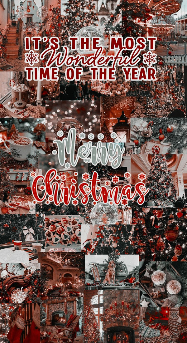 23 Christmas Collage Wallpaper Ideas : Merry Christmas