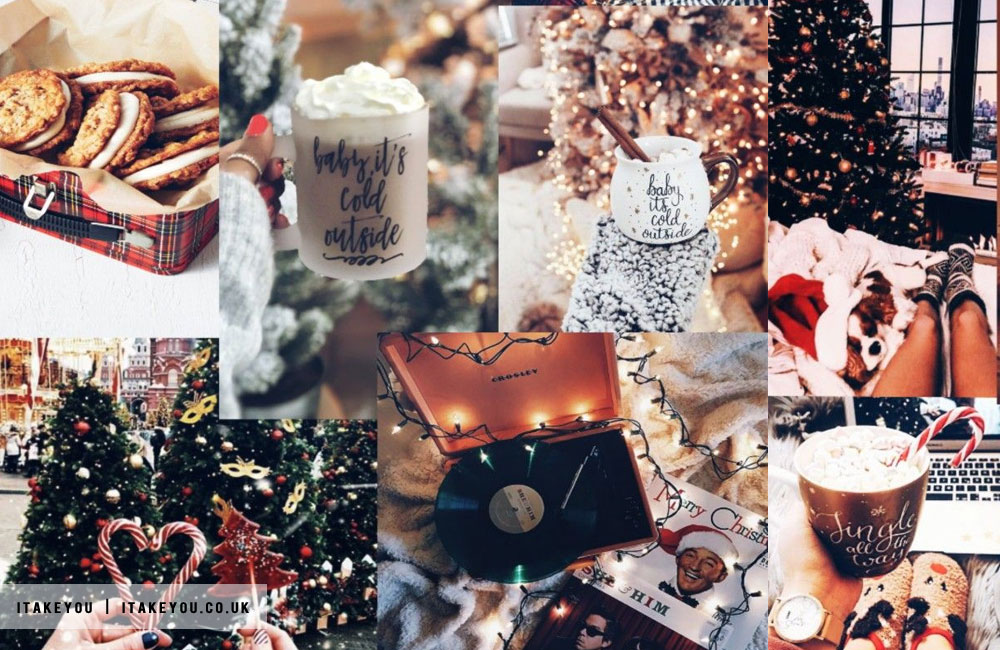 23 Christmas Collage Wallpaper Ideas : Baby it’s cold outside