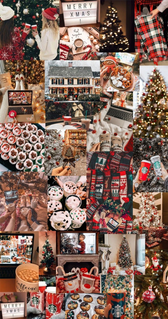 23 Christmas Collage Wallpaper Ideas : Merry XMAS I Take You | Wedding ...
