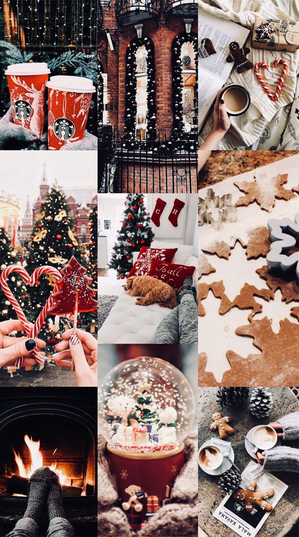 23 Christmas Collage Wallpaper Ideas : Sending our best holiday wishes your way