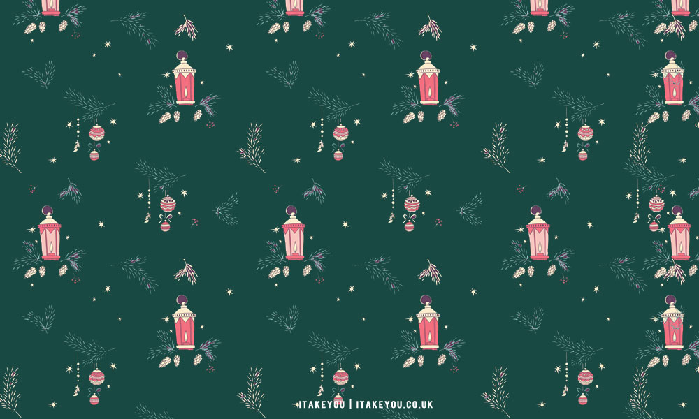 green christmas wallpaper