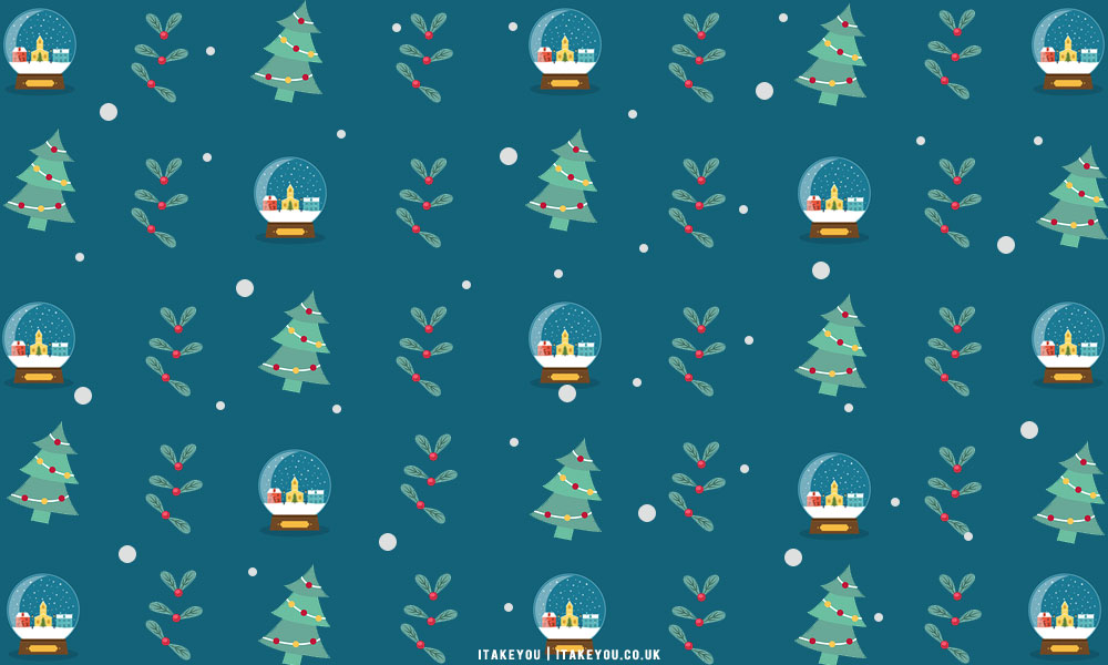 20+ Christmas Wallpaper Ideas : Snow Globe Wallpaper for Laptop & PC