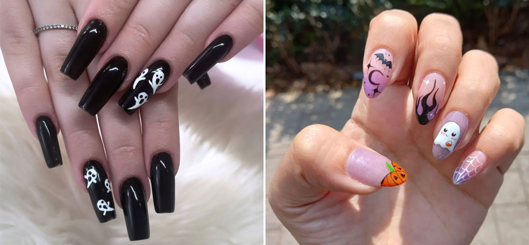 35 October Nail Art Designs : Halloween Disney Nails