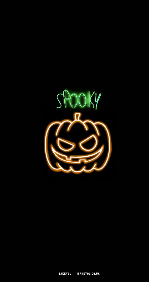 10+ Spooky Halloween Wallpaper Ideas : Spooky Neon