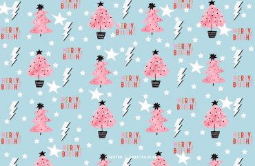 40+ Preppy Christmas Wallpaper Ideas : Merry & Bright Blue Background I ...