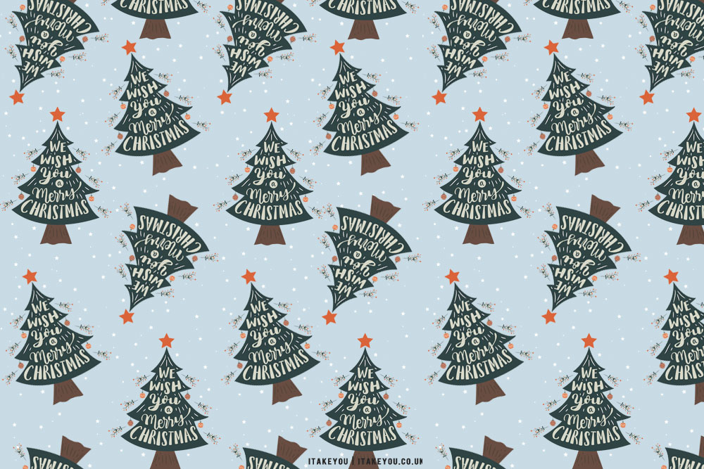 40+ Preppy Christmas Wallpaper Ideas : Wishing Christmas Tree Wallpaper for Laptop/PC