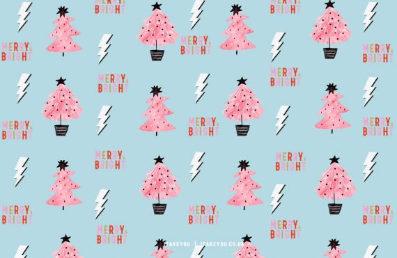 40+ Preppy Christmas Wallpaper Ideas : Pink Christmas Tree Wallpaper ...