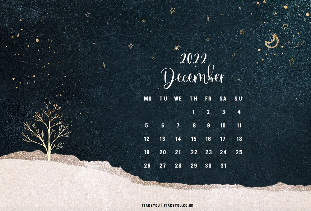 30+ Free December Wallpapers : Midnight Blue Sky Wallpaper