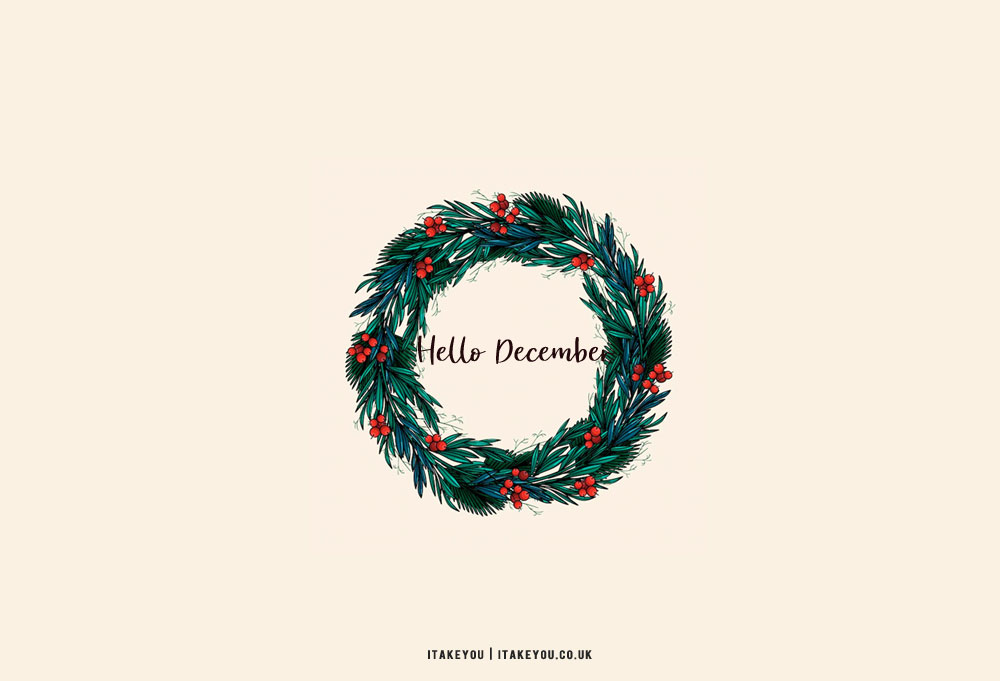 30+ Free December Wallpapers : Christmas Wreath Wallpapers