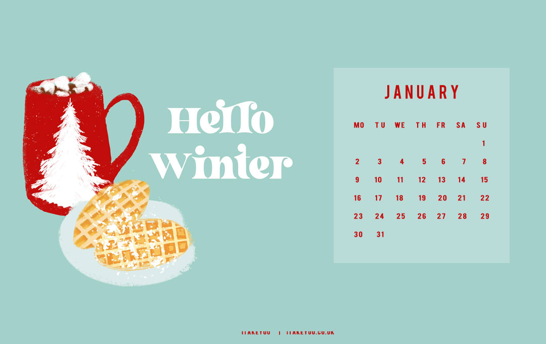30+ January Wallpaper Ideas for 2023 : Hello Winter