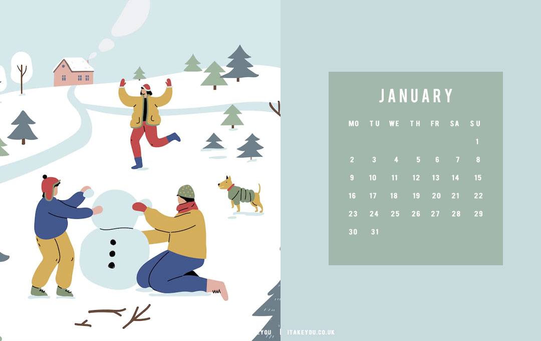 30+ January Wallpaper Ideas for 2023 : Fun in Snow