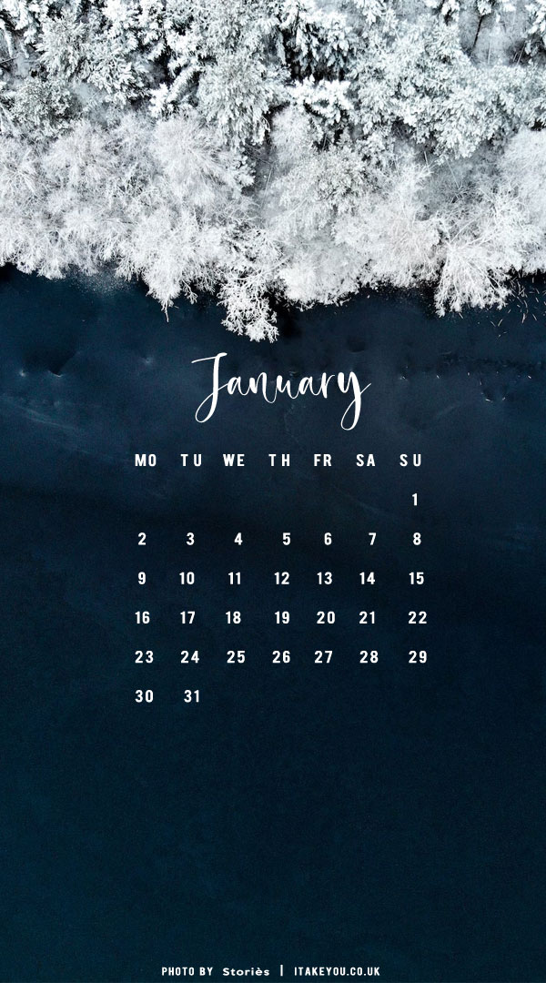 30+ January Wallpaper Ideas for 2023 : Calendar Wallpaper